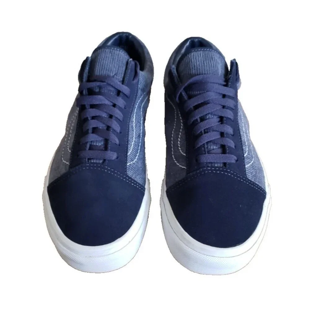 Vans Old Skool Paisley Parisian Night Blue True White Shoes Men's Size 11.5 NEW